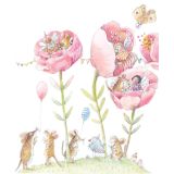 Card - Fairies in Peonies by Anna Pignataro