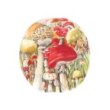 Card - Mushroom Garden Portrait by Anna Pignataro