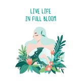 Card - Live Life In Full Bloom by Aristration