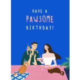 Card - Have A Cat Pawsome Birthday by Aristration