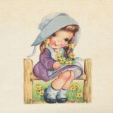 Card - Bella Vintage - 100mm x 100mm