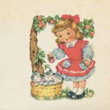 Card - Bella Vintage - 100mm x 100mm