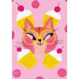 Card - Cupcake Cat by Binny Talib