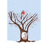 Card - Present In a Tree by Binny Talib