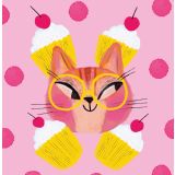 Card - Cupcake Cat S by Binny Talib