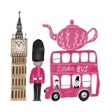 Card - London Bus by Binny Talib