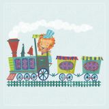 Card - Lion Train by Bronwyn Seedeen