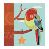 Card - Christmas King Parrot by Bronwyn Seedeen