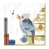 Card - Christmas Kookaburra by Bronwyn Seedeen
