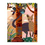Card - Kangaroo, Kookaburra & Emu by Bronwyn Seedeen