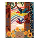Card - Wombat in Sunflowers by Bronwyn Seedeen