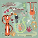 Card - Cute Animals - 100mm x 100mm