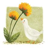 Card - Duck & Flower by Caroline McPherson