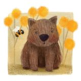 Card - Wombat & Bee by Caroline McPherson