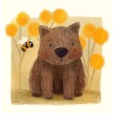 Card - Wombat & Bee by Caroline McPherson