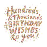 Card - Hundreds & Thousands Of Birthday Wishes S by Cat MacInnes