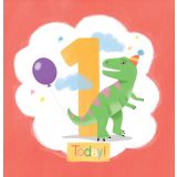 Card -  Dinosaur Is One Today S by Cat MacInnes