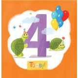 Card - Turtle Is Four Today by Cat MacInnes