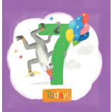 Card - Monkey Is Seven Today S by Cat MacInnes