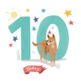 Card - Dingo Is Ten by Cat MacInnes