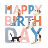 Card - Birthday Cats S by Cat MacInnes