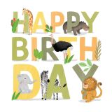 Card - Birthday Safari by Cat MacInnes