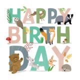 Card - Birthday Animals S by Cat MacInnes
