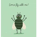 Card - Come Fly With Me by Cat MacInnes