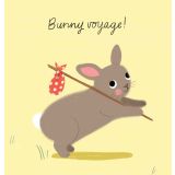 Card - Bunny Voyage by S Cat MacInnes