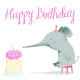 Card - Elephant's Birthday by Cat MacInnes