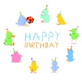 Card - Happy Birthday Bird's by Cat MacInnes