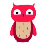Card - Red Owl by Cat MacInnes