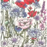 Card - Pink & Red Poppy Garden by Cecilia Battaini