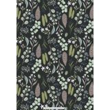 Wrapping Sheets - Australian Green Flora by Cat MacInnes