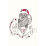 Card - Festive Kelpie by Chelsea Tobin