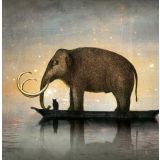 Card - Cat & Elephant by Catrin