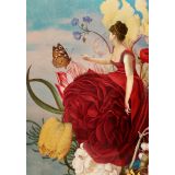 Card - Rose & Butterfly by Catrin