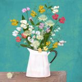Card - White Vase by Deb Hudson