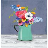 Card - Floral Green Jug by Deb Hudson