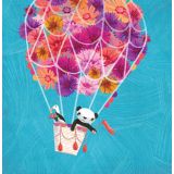 Card - Floral Hot Air Balloon by Deb Hudson
