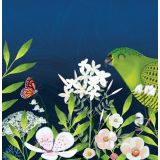 Card - Green Bird & Butterfly by Deb Hudson
