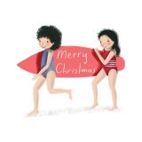Card - Christmas Surf by Deb Hudson