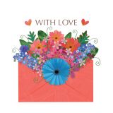 Card - With Love Envelope by Deb Hudson
