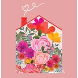 Card - Floral House by Deb Hudson