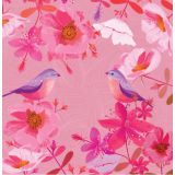 Card - Pink & Purple Birds S by Deb Hudson