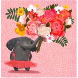 Card - Elephant Gifting Bouquet S by Deb Hudson