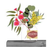 Card - Vegemite Jar S by Deb Hudson