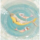 Card - Unicorn Dolphin & Mermaids S by Deb Hudson
