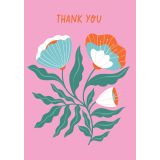 Card - Pink Thank You by Melissa Donne