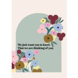 Card - We Just Want You to Know That We Are Thinking of You by Duchess Plum